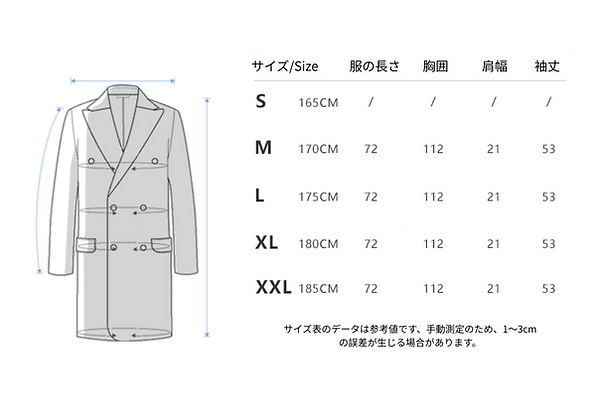 サイズ表の生成